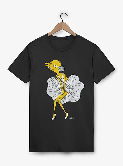 The Simpsons Burns Monroe Pose T-Shirt