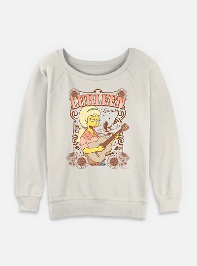 The Simpsons Lurleen Country Look Womens Slouchy Sweatshirt