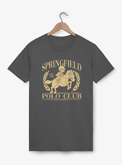 The Simpsons Springfield Polo Club Logo T-Shirt