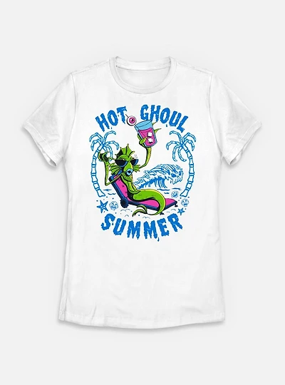 The Nightmare Before Christmas Hot Ghoul Summer Womens T-Shirt