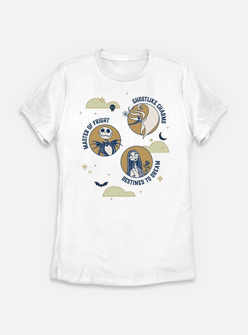 The Nightmare Before Christmas Fright Dream Ghostlike Womens T-Shirt
