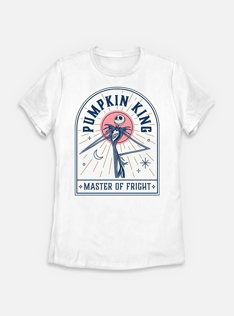 The Nightmare Before Christmas Pumpkin King Master Of Fright Womens T-Shirt