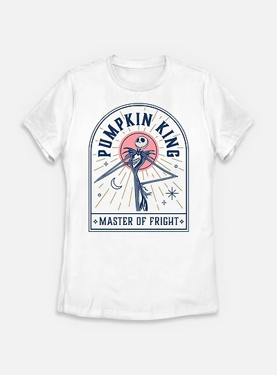 The Nightmare Before Christmas Pumpkin King Master Of Fright Womens T-Shirt