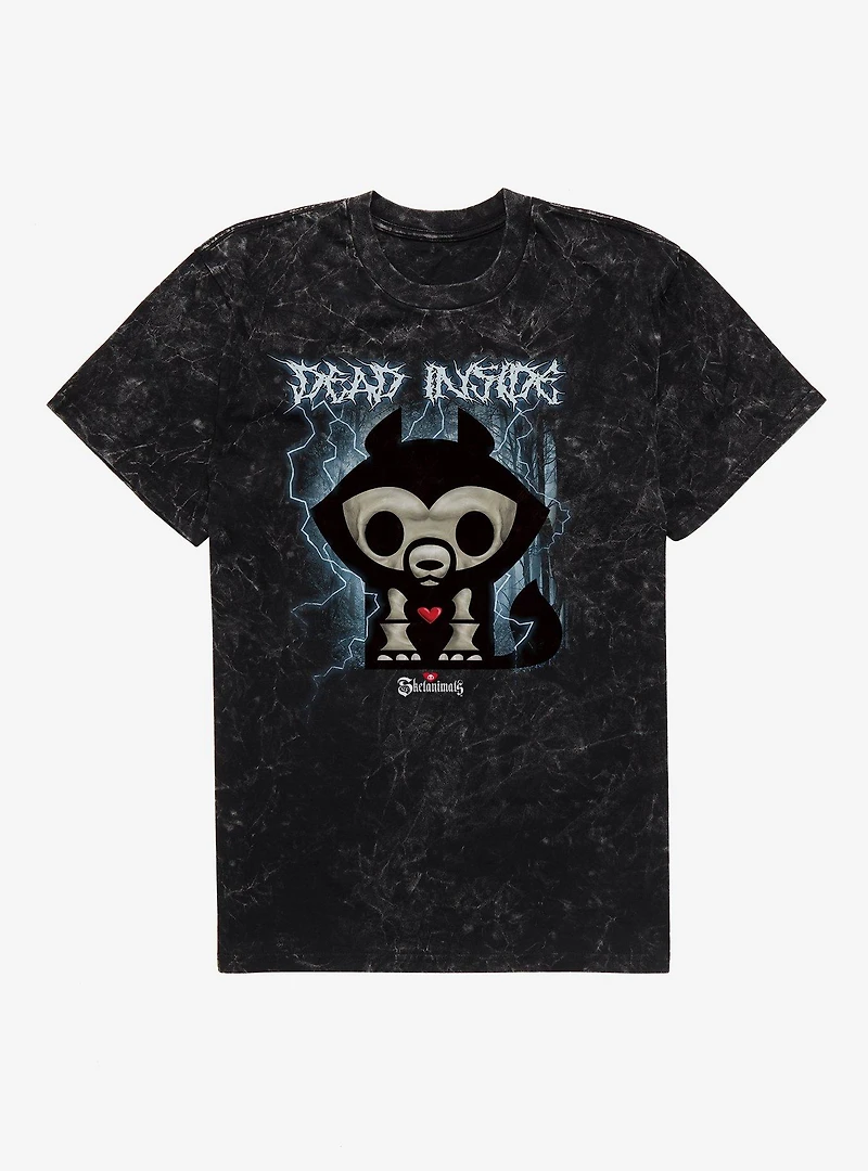 Skelanimals Jae Dead Inside Mineral Wash T-Shirt