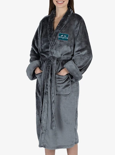 NFL 2025 Super Bowl LIX Philadelphia Eagles Multi Champ Reign S/M Silk Touch Robe