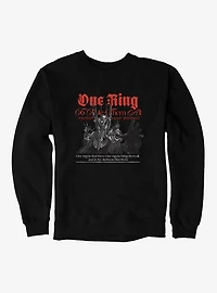 The Lord Of Rings One Ring To Rule Them All Sweatshirt