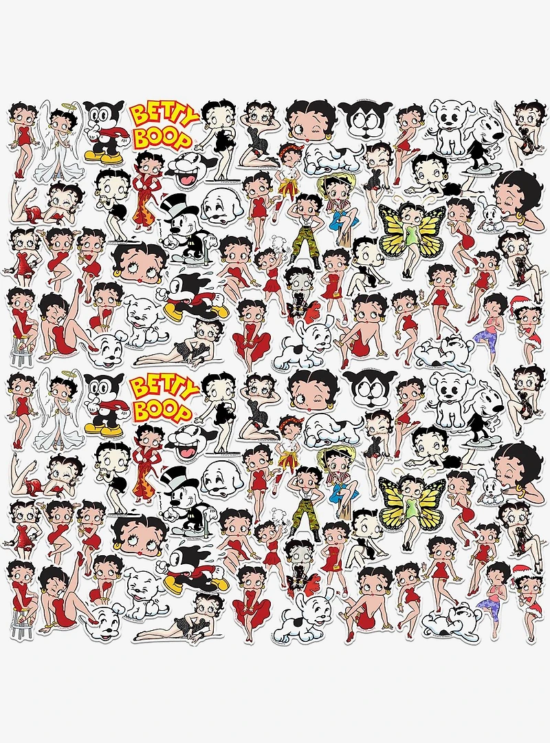 Betty Boop Character Miscellaneous 100ct Sticker Pack