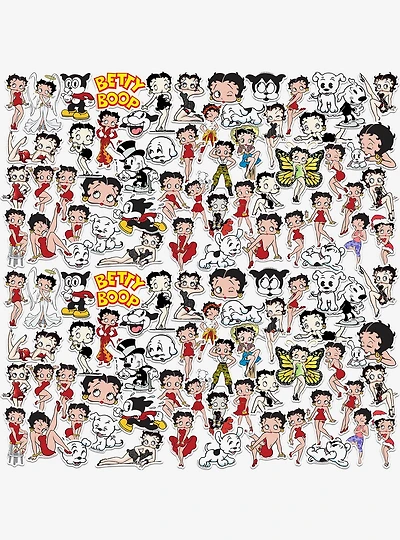 Betty Boop Character Miscellaneous 100ct Sticker Pack