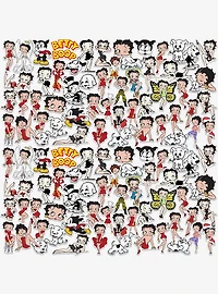 Betty Boop Character Miscellaneous 100ct Sticker Pack