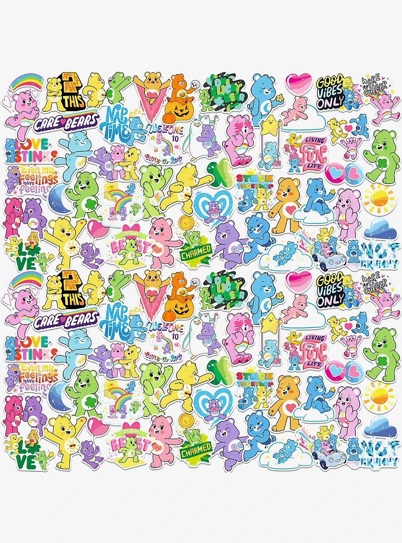 Care Bears Unlock The Magic Variety Miscellaneous 100ct Sticker Pack
