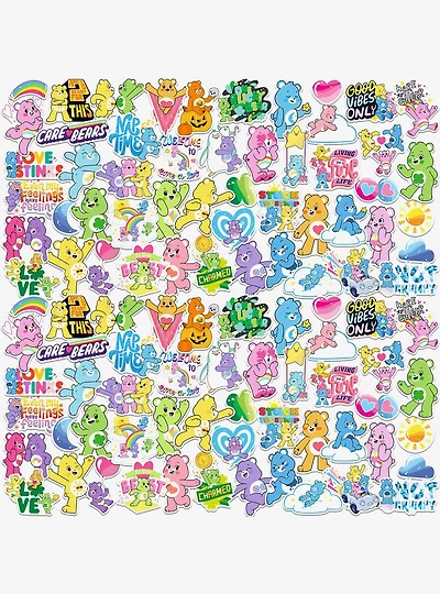Care Bears Unlock The Magic Variety Miscellaneous 100ct Sticker Pack
