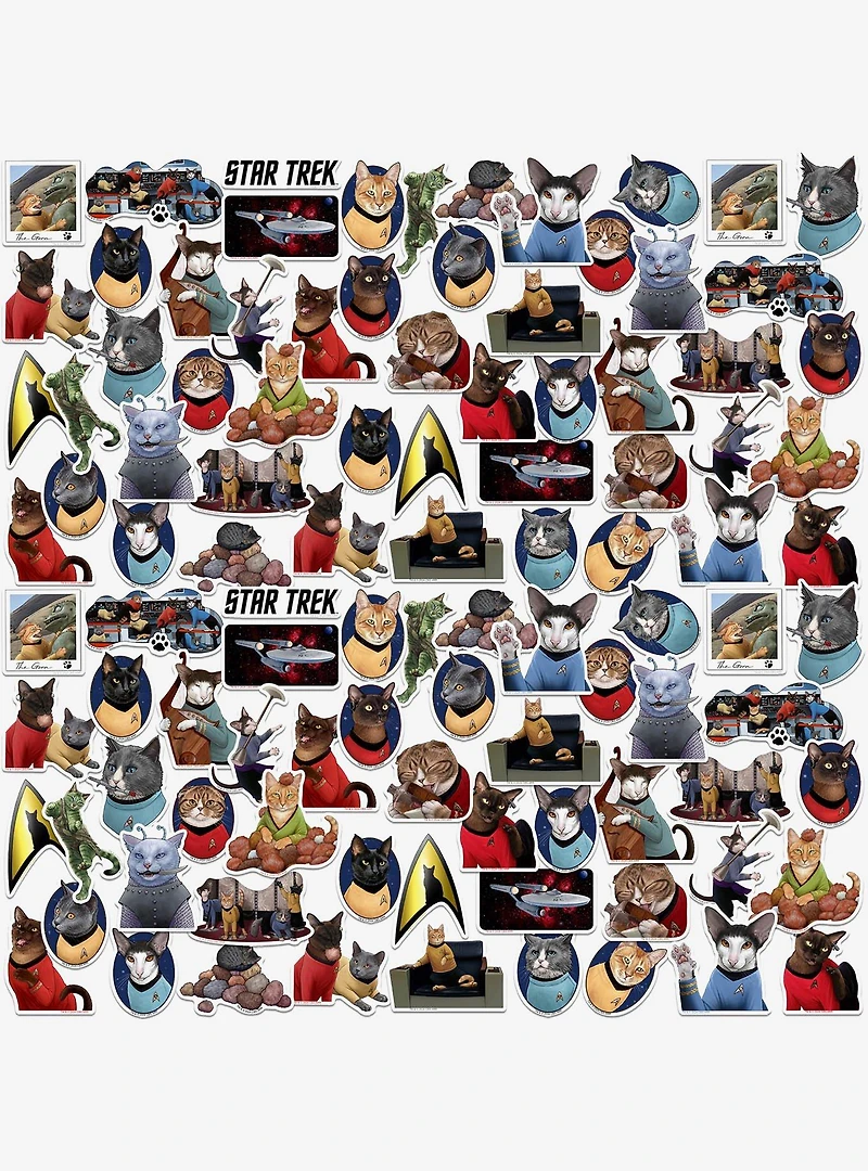 Star Trek: The Original Series Cats Miscellaneous 100ct Sticker Pack