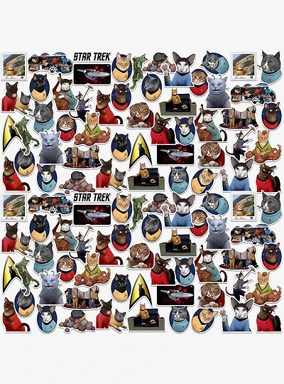Star Trek: The Original Series Cats Miscellaneous 100ct Sticker Pack