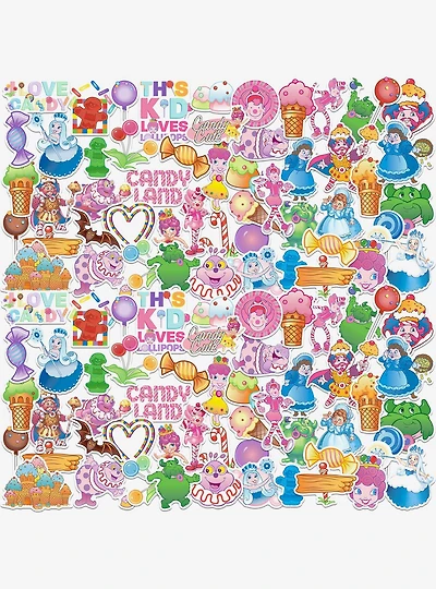Candy Land Miscellaneous 100ct Sticker Pack