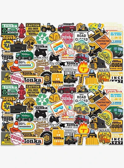 Tonka Miscellaneous 100ct Sticker Pack