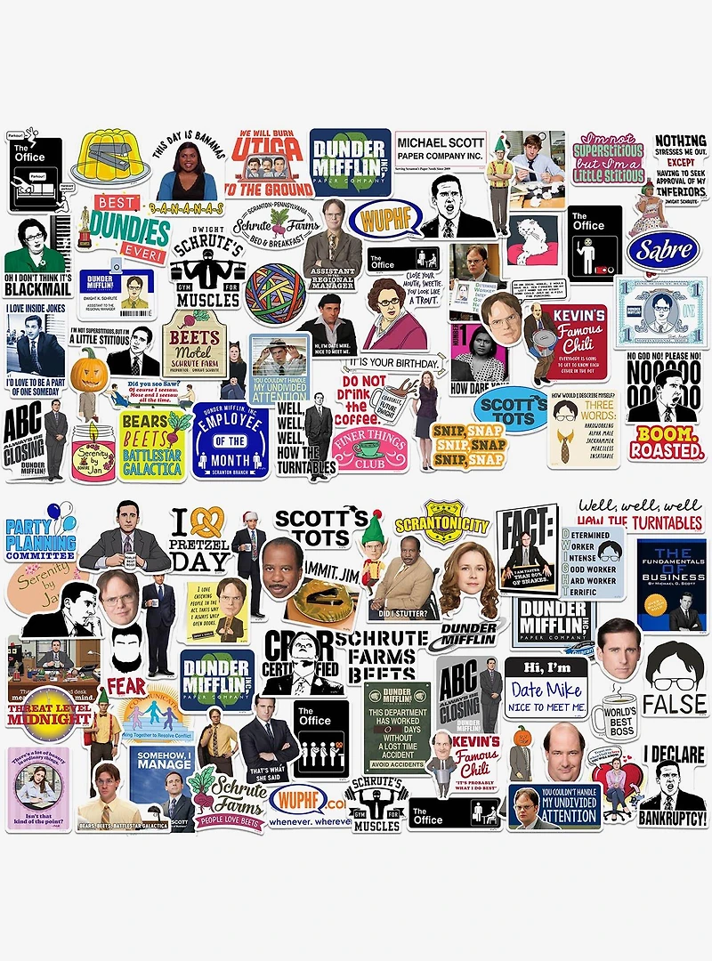The Office Miscellaneous 100ct Sticker Pack