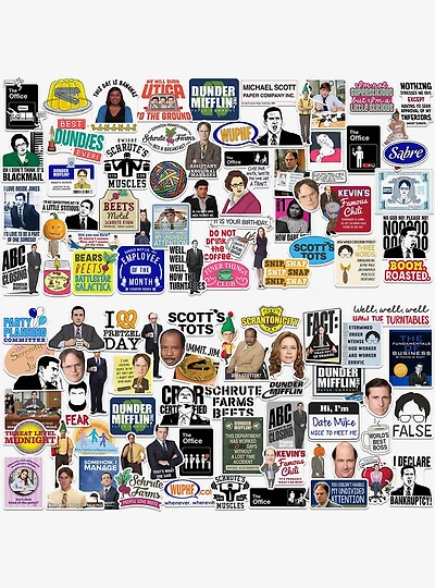 The Office Miscellaneous 100ct Sticker Pack