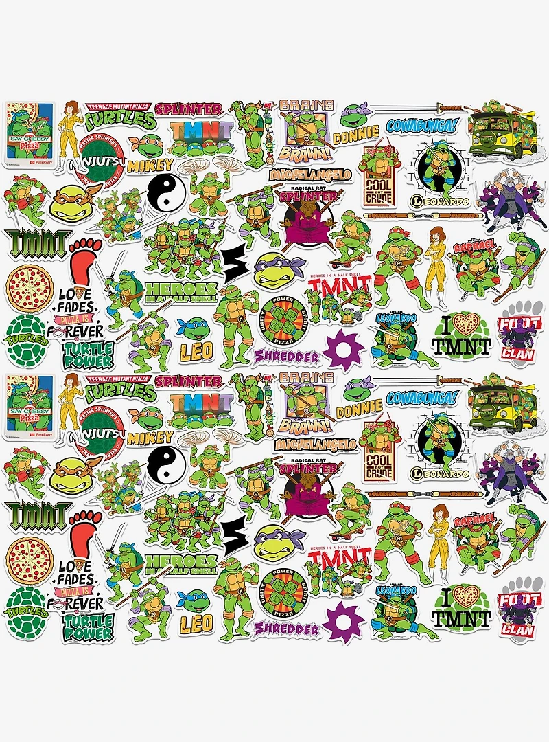 Teenage Mutant Ninja Turtles Variety Mix Miscellaneous 100ct Sticker Pack