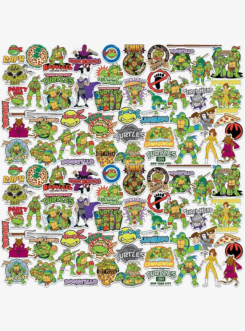 Teenage Mutant Ninja Turtles 2nd Variety Mix Miscellaneous 100ct Sticker Pack