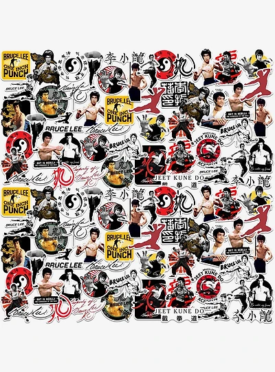 Bruce Lee Miscellaneous 100ct Sticker Pack