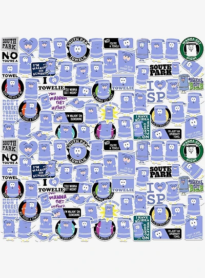 South Park Towelie Miscellaneous 100ct Sticker Pack