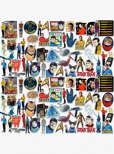 Star Trek The Original Series Miscellaneous 100ct Sticker Pack
