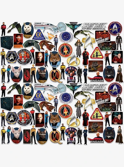 Star Trek The Next Generation Miscellaneous 100ct Sticker Pack
