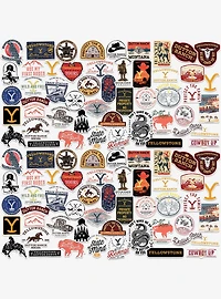 Yellowstone Miscellaneous 100ct Sticker Pack