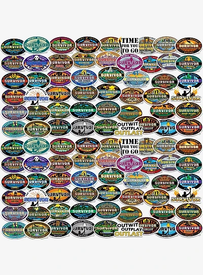 Survivor Miscellaneous 100ct Sticker Pack