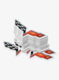 Chevrolet Chevy Corvette Wings Emblem Miscellaneous 100ct Sticker Pack