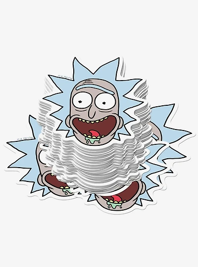 Rick and Morty Rick Expression Miscellaneous 100ct Sticker Pack