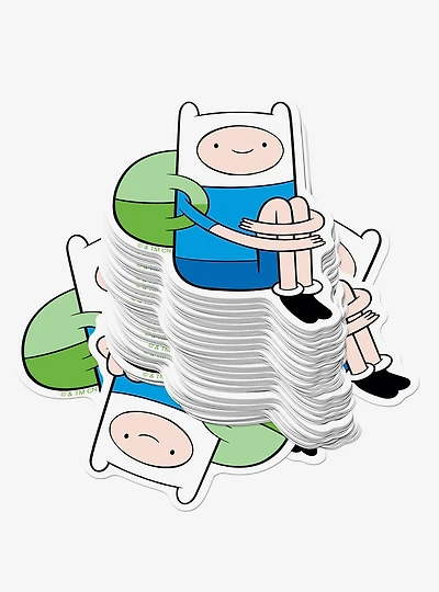 Adventure Time Finn Sitting Miscellaneous 100ct Sticker Pack