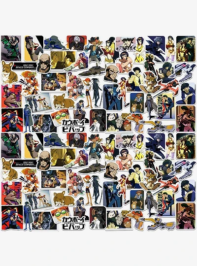 Cowboy Bebop Season 1 Miscellaneous 100ct Sticker Pack