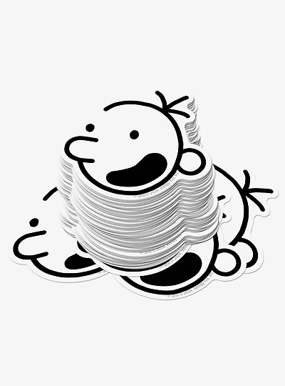 Diary of a Wimpy Kid Greg Headshot Miscellaneous 100ct Sticker Pack
