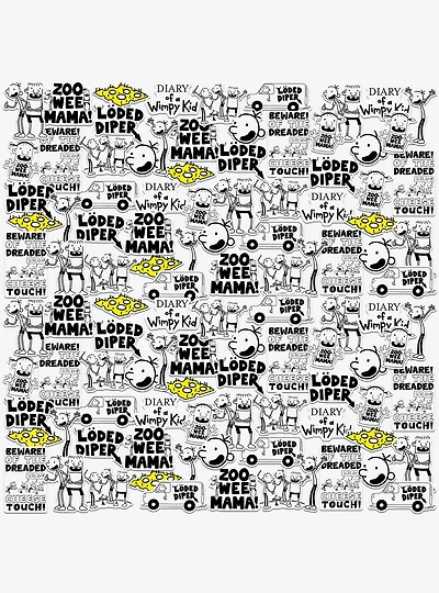 Diary of a Wimpy Kid Funny Miscellaneous 100ct Sticker Pack