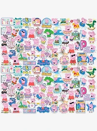 Peppa Pig Peppa Pig and George Miscellaneous 100ct Sticker Pack