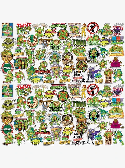 Teenage Mutant Ninja Turtles Variety Miscellaneous 100ct Sticker Pack