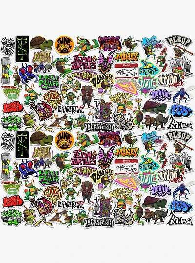 Teenage Mutant Ninja Turtles: Mutant Mayhem Miscellaneous 100ct Sticker Pack