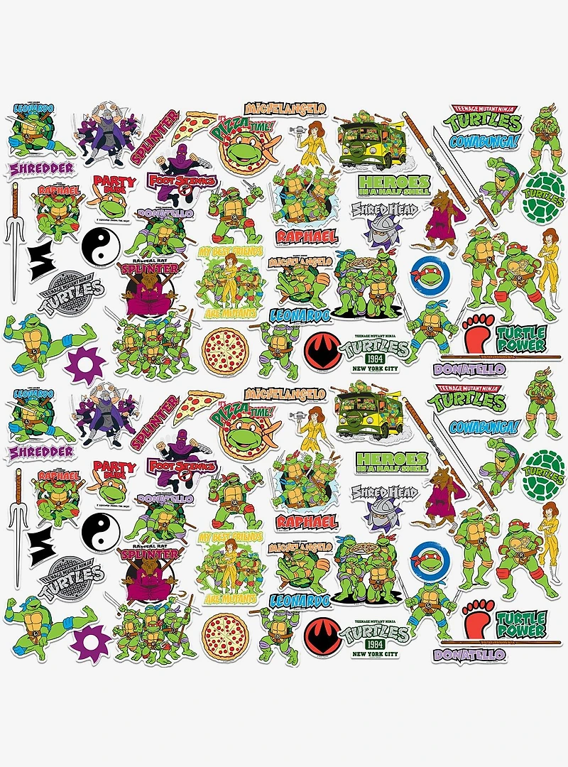 Teenage Mutant Ninja Turtles Miscellaneous 100ct Sticker Pack