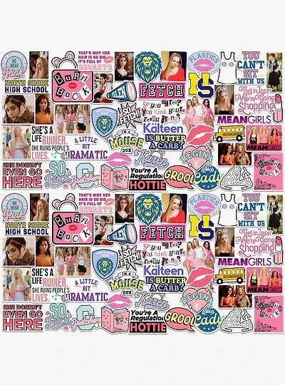 Mean Girls Miscellaneous 100ct Sticker Pack