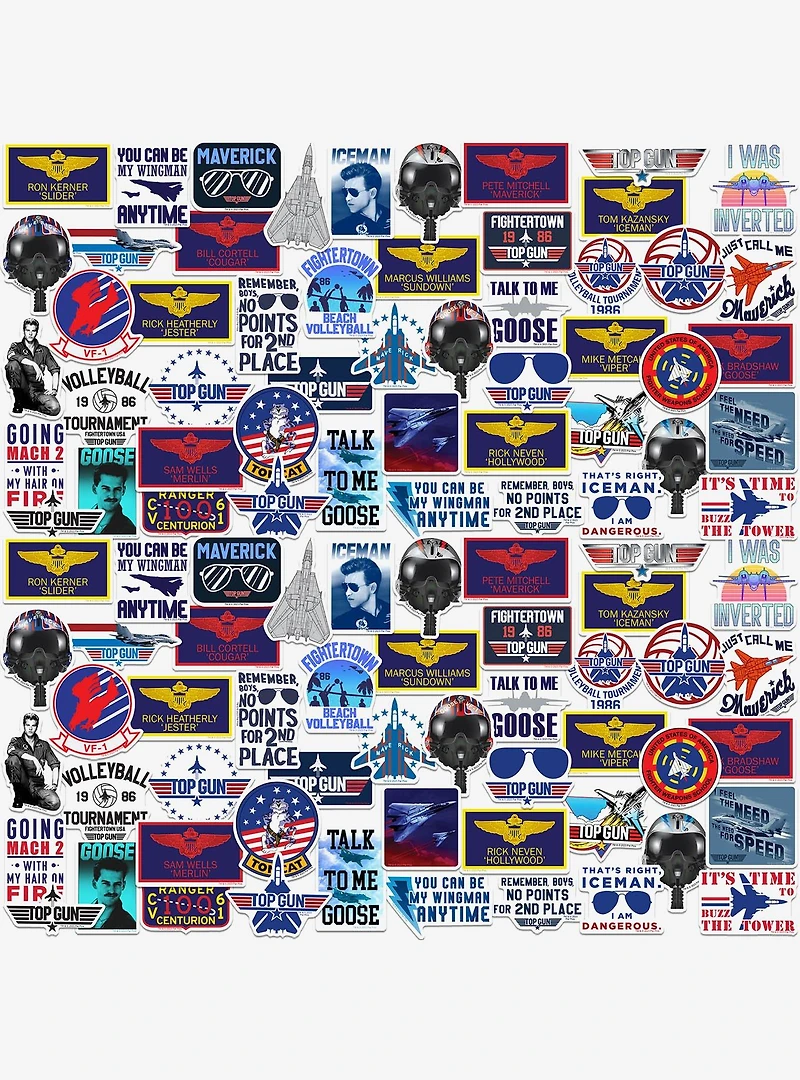 Top Gun Miscellaneous 100ct Sticker Pack