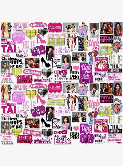 Clueless Miscellaneous 100ct Sticker Pack
