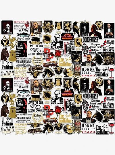 The Godfather Miscellaneous 100ct Sticker Pack