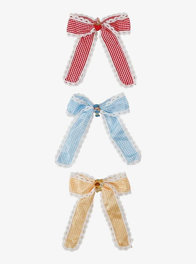 Strawberry Shortcake and Friends Gingham Hair Bow Set - BoxLunch Exclusive