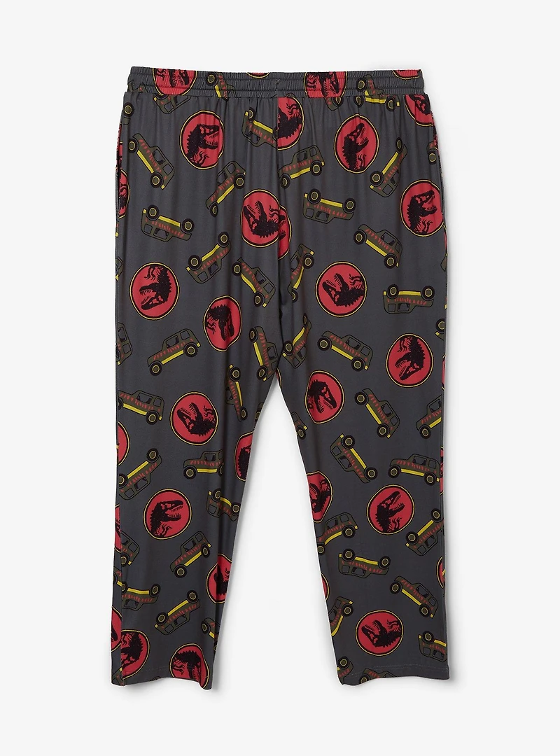 Jurassic Park Jeeps Allover Print Women's Plus Sleep Pants - BoxLunch Exclusive