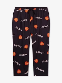 Studio Ghibli® Howl's Moving Castle Calcifer Allover Print Women's Plus Sleep Pants— BoxLunch Exclusive