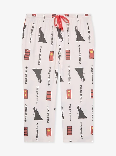 Studio Ghibli® Spirited Away No-Face & Bath Tokens Allover Print Plush Sleep Pants - BoxLunch Exclusive
