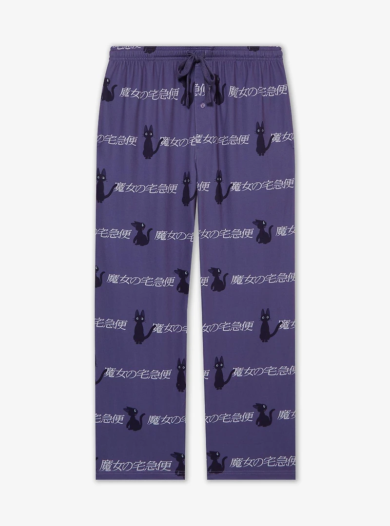 Studio Ghibli® Kiki's Delivery Service Jiji Allover Print Sleep Pants— BoxLunch Exclusive