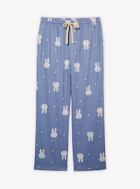 Miffy Face & Stars Allover Print Sleep Pants - BoxLunch Exclusive