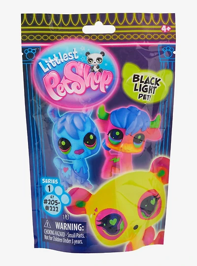 Littlest Pet Shop Blind Bag Black Light Figure